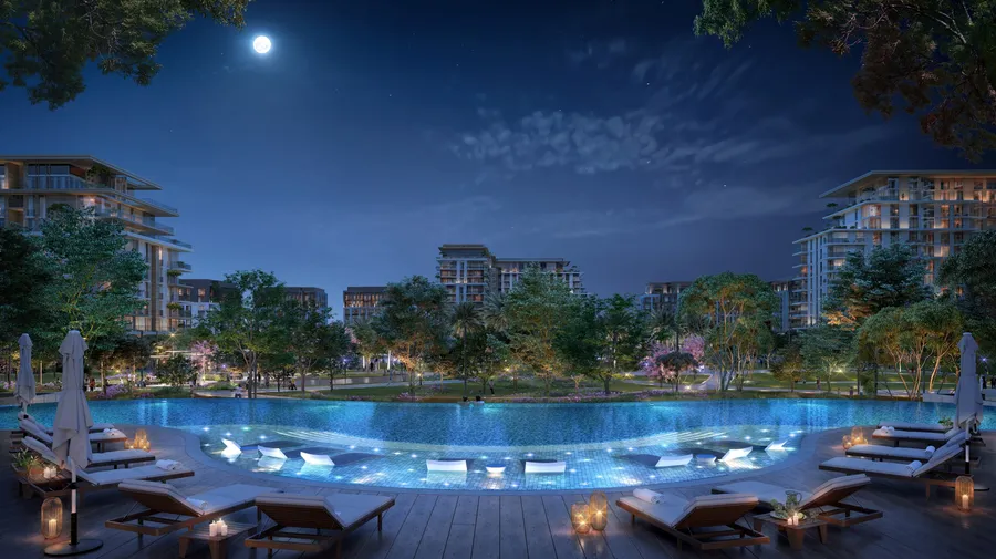 Infinity Pool at Central Park Plaza.