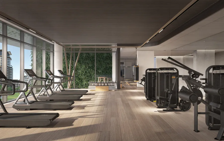 Well Equipped Fitness Centre at Central Park Plaza.