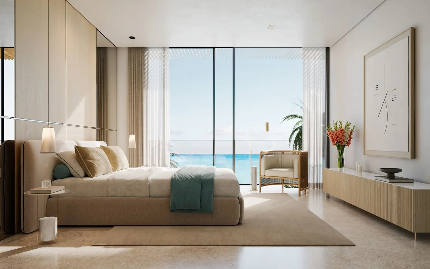 Interior render at Rixos Hotel and Residences Phase 2.