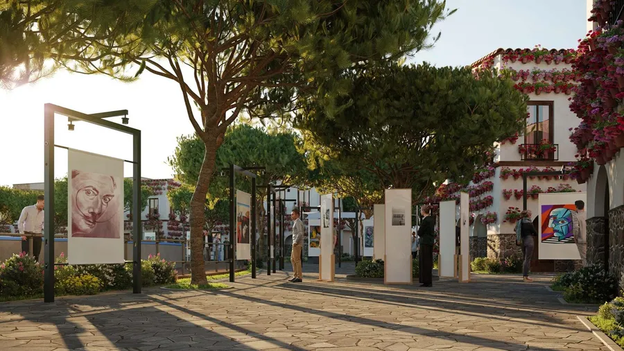 Gardens & Parks at Damac Lagoons Monte Carlo.
