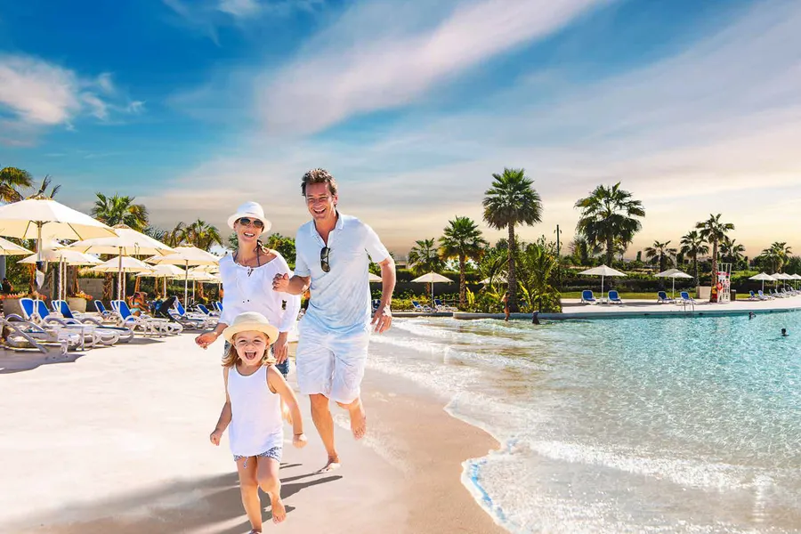 Beach Areas at Damac Lagoons Monte Carlo.