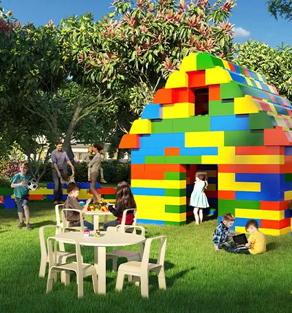Children Play Area at Damac Lagoons Monte Carlo.