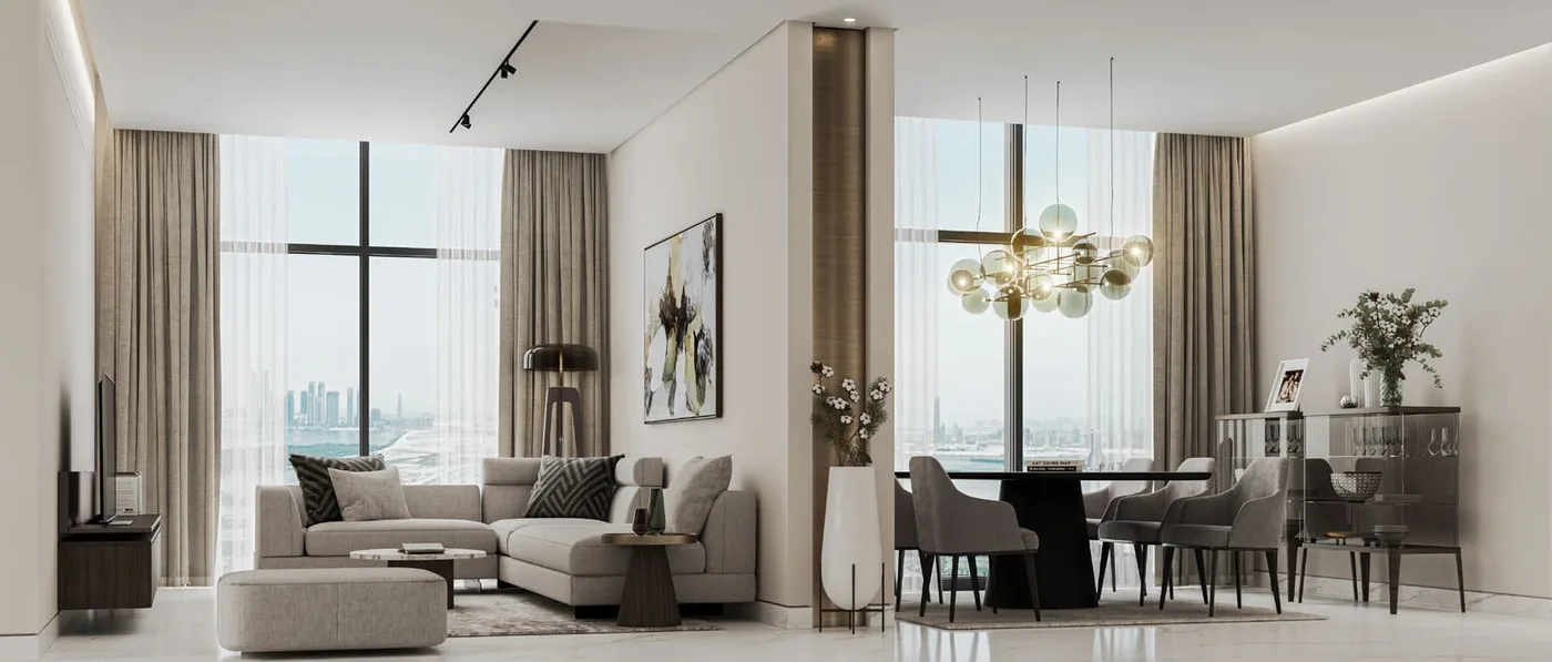 Interior render at 330 Riverside Crescent.