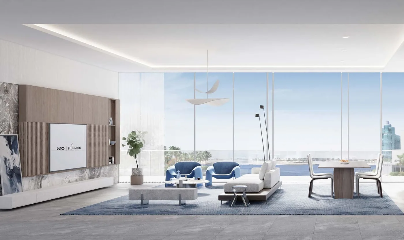 Interior render at Art Bay.