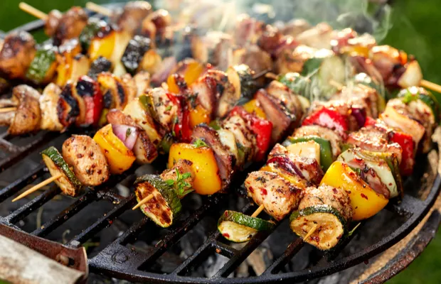 Barbeque Deck at Claydon House.