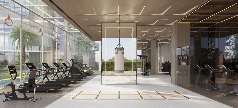 Elevated Gym at Claydon House.