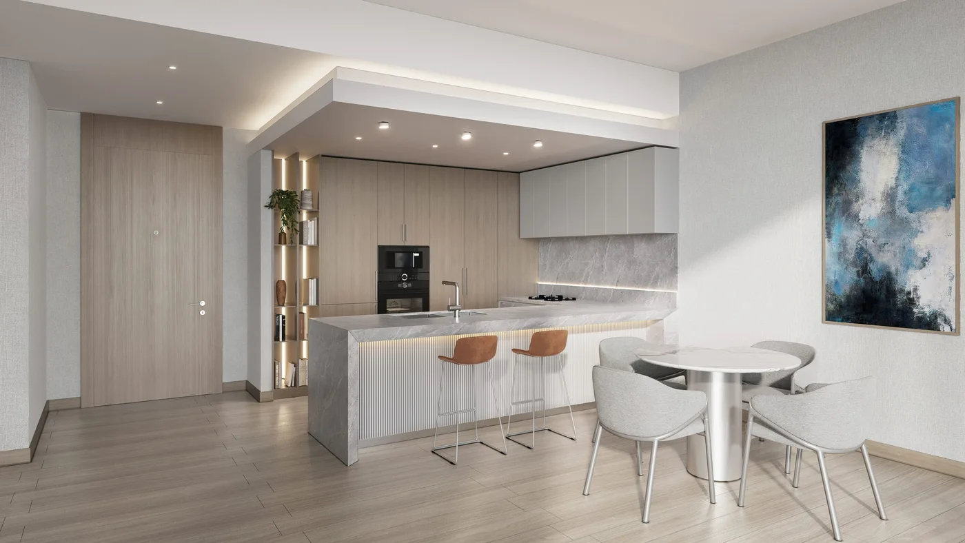 Interior render at Claydon House.