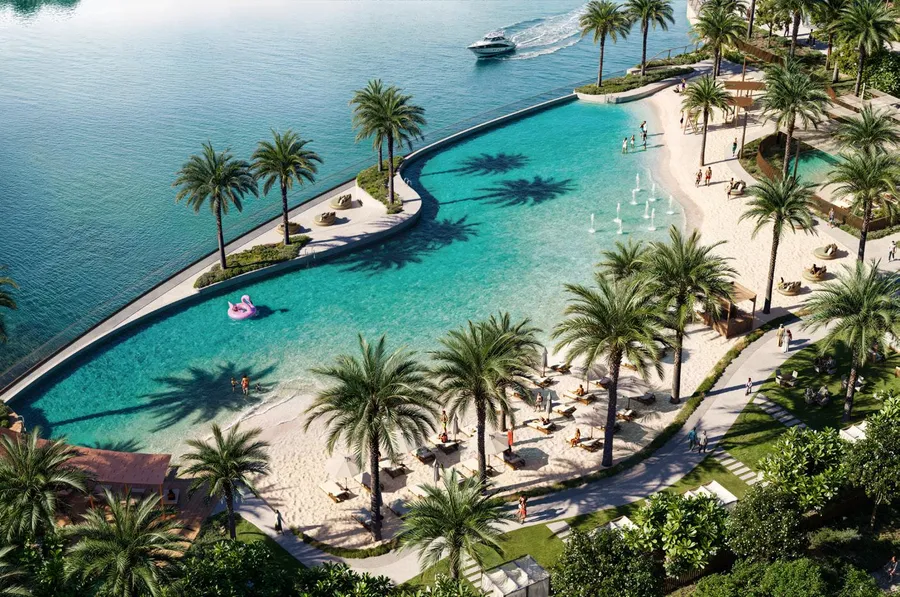 Swimming Pools at Address Residences Dubai Creek Harbour.