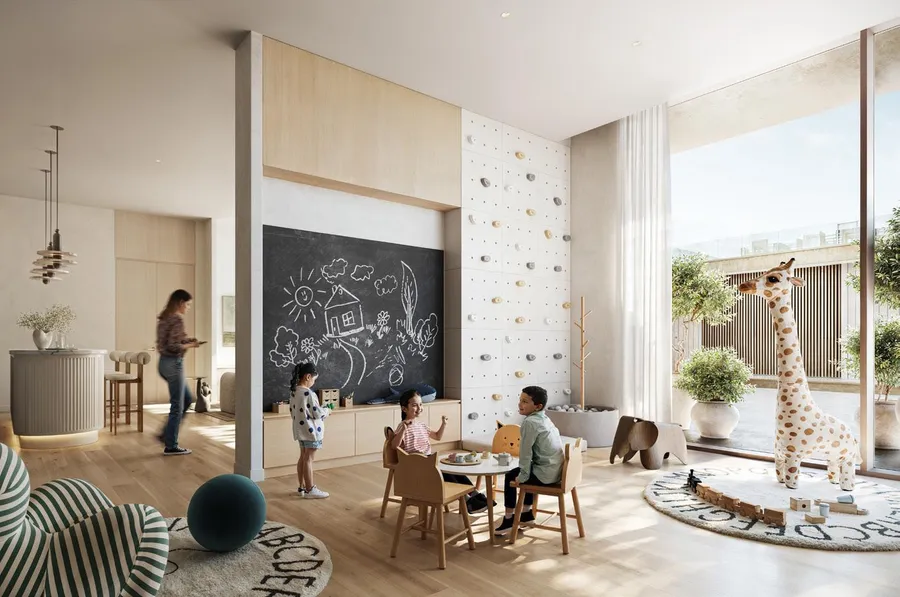 Kids Play Area at Address Residences Dubai Creek Harbour.