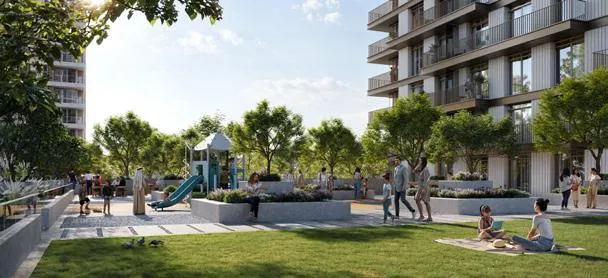 Bbq Area at Address Residences Dubai Creek Harbour.