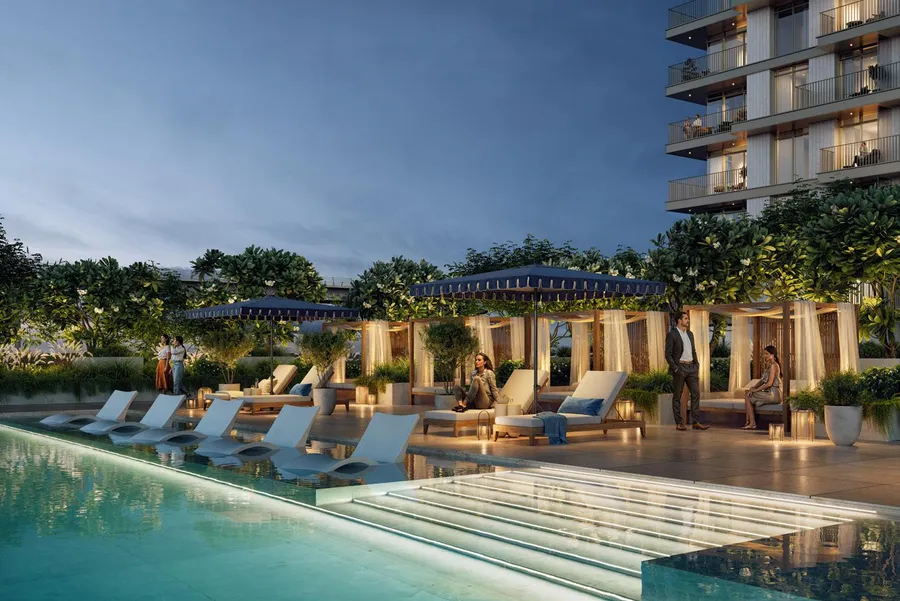 Resident Longe at Address Residences Dubai Creek Harbour.