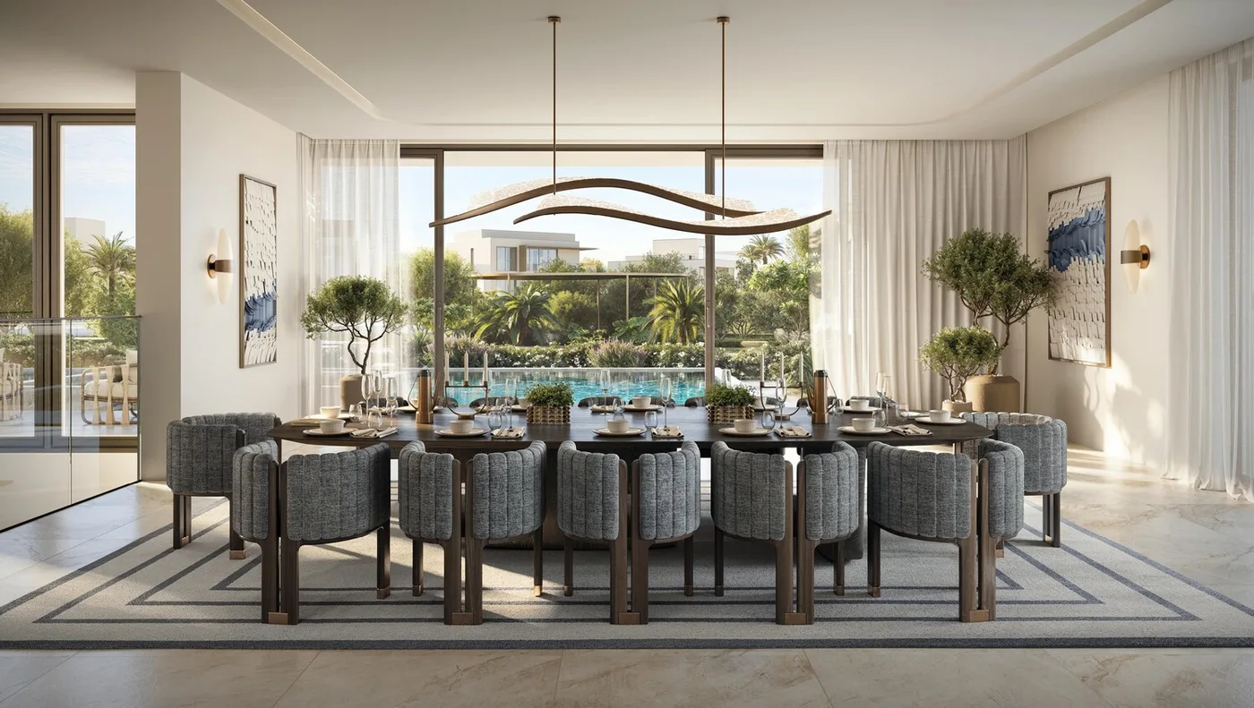 Interior render at The Oasis Address.