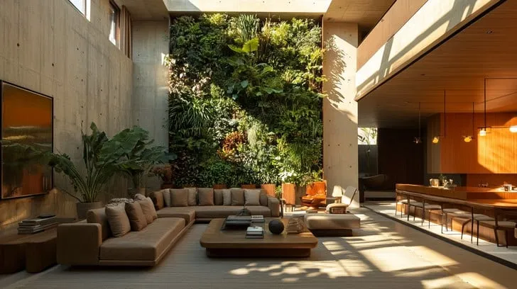 Indoor Lounge at Flora Isle Beachfront Residences.