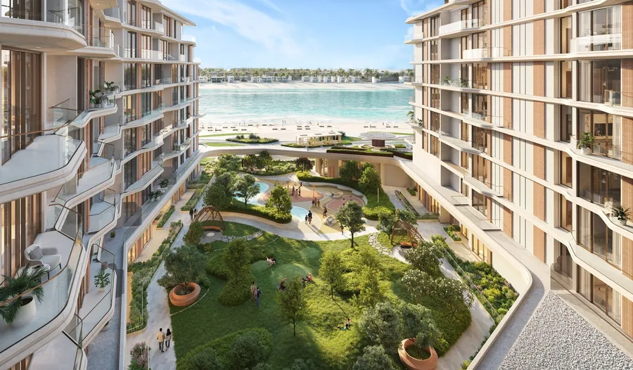 Garden Seating Area at Flora Isle Beachfront Residences.
