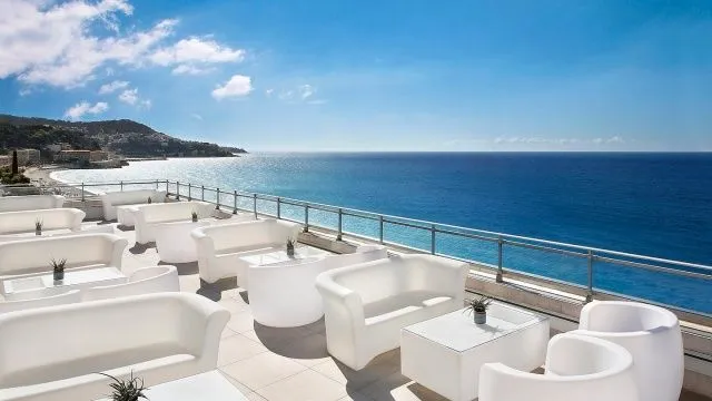 Sea View Lounge at Flora Isle Beachfront Residences.
