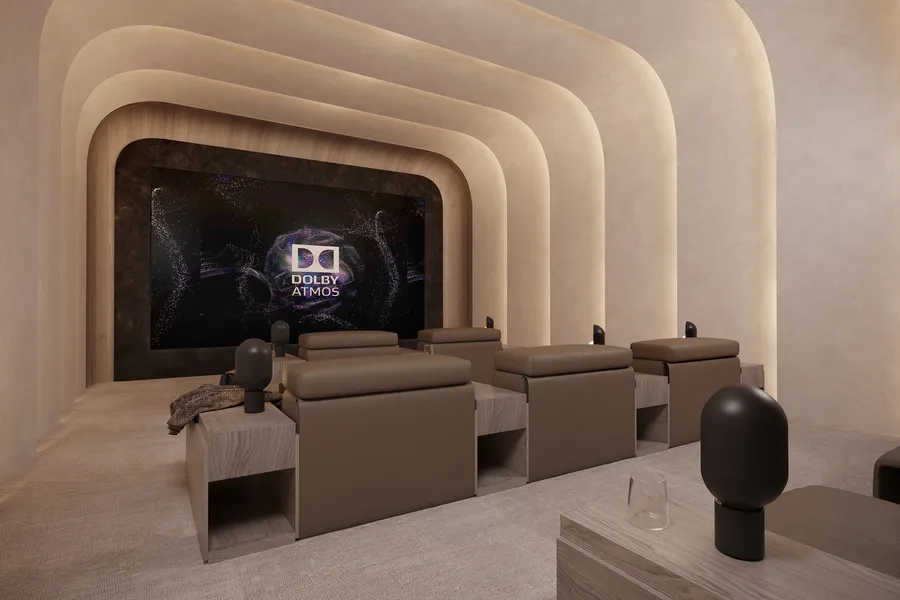 Cinema at Natuzzi Harmony.