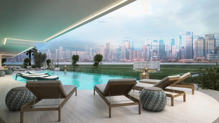 Swimming Pool at Natuzzi Harmony.