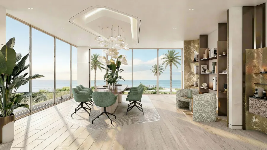 Business Center at Flora Bay Residences.