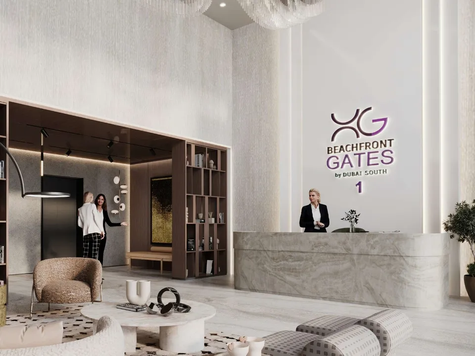 Beachfront Gates, Dubai South · render 4