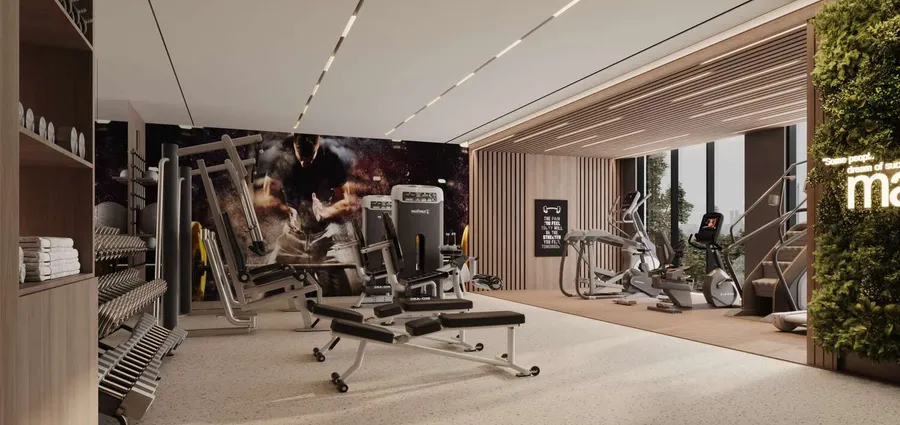 Indoor Gymnasium at Beachfront Gates.