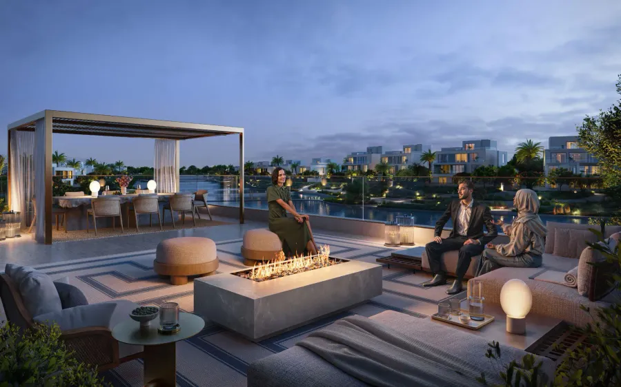 Rooftop Terrace at Mareva 1 and 2 The Oasis.