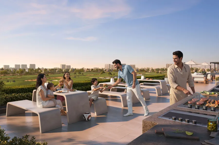 Bbq Area at Golf Fields.