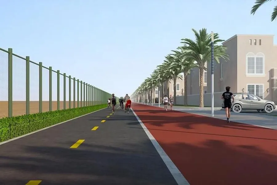 Jogging And Cycling Tracks at South Bay.