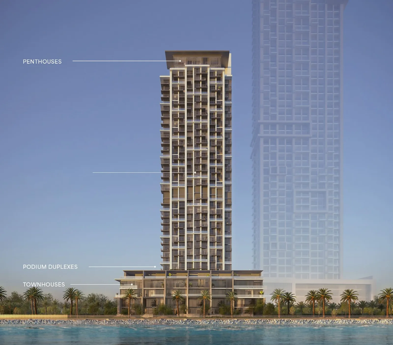 Anwa Aria, Dubai Maritime City · render 1