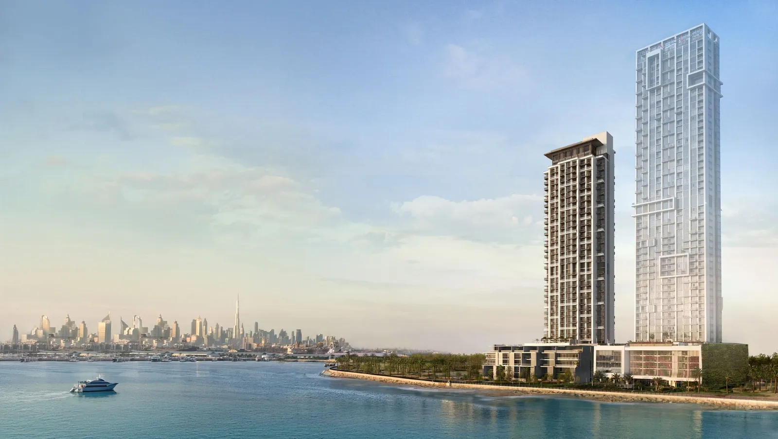 Anwa Aria, Dubai Maritime City · render 3