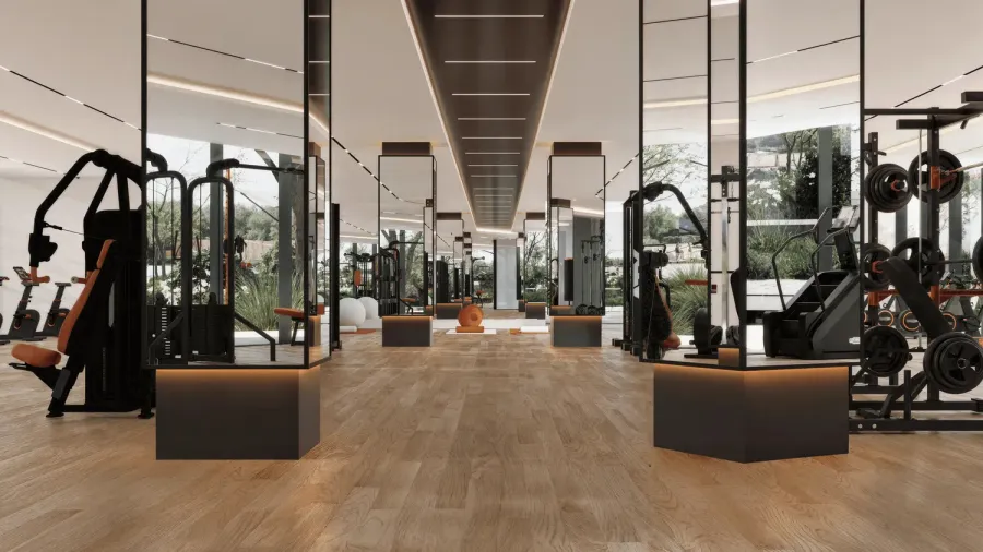 Fully Equipped Gym at Winslow by IGO.