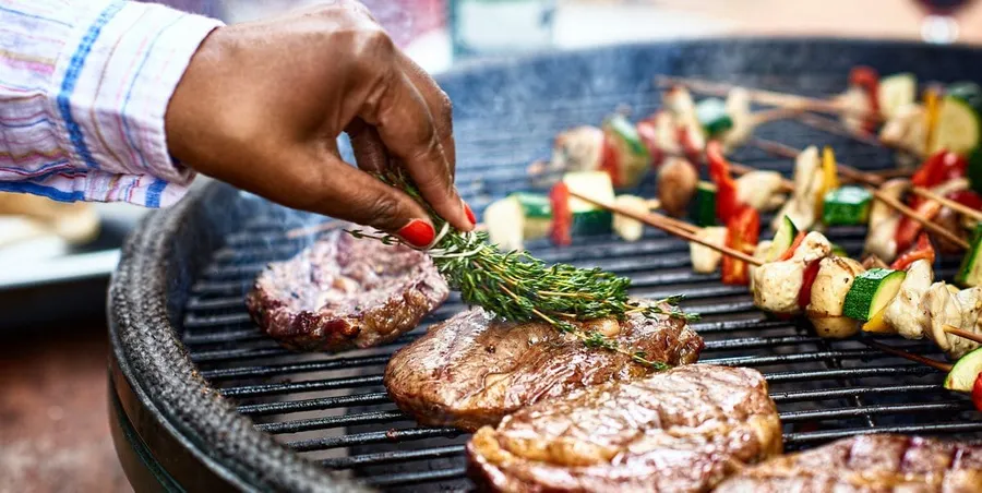 Barbeque Areas at Opal Gardens .