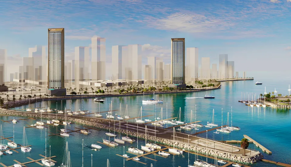 Nautica Towers, Dubai Maritime City · render 1