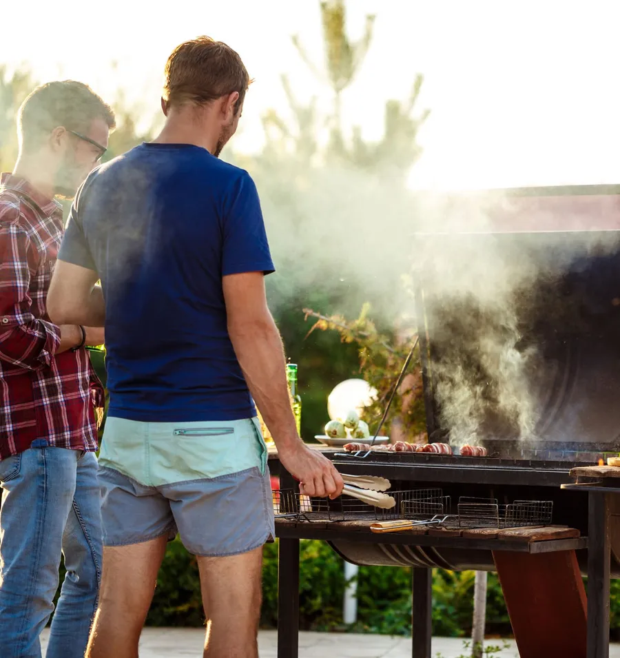 Bbq Area at Bay Villas.
