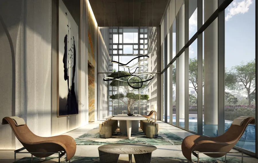 Double-Height Meeting Lounges at Verve City Walk.