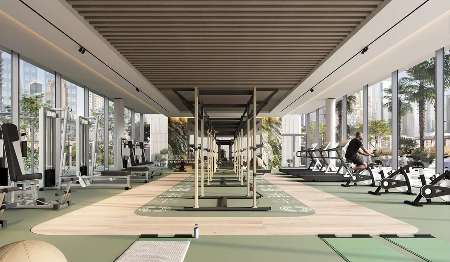 Gym at Verve City Walk.