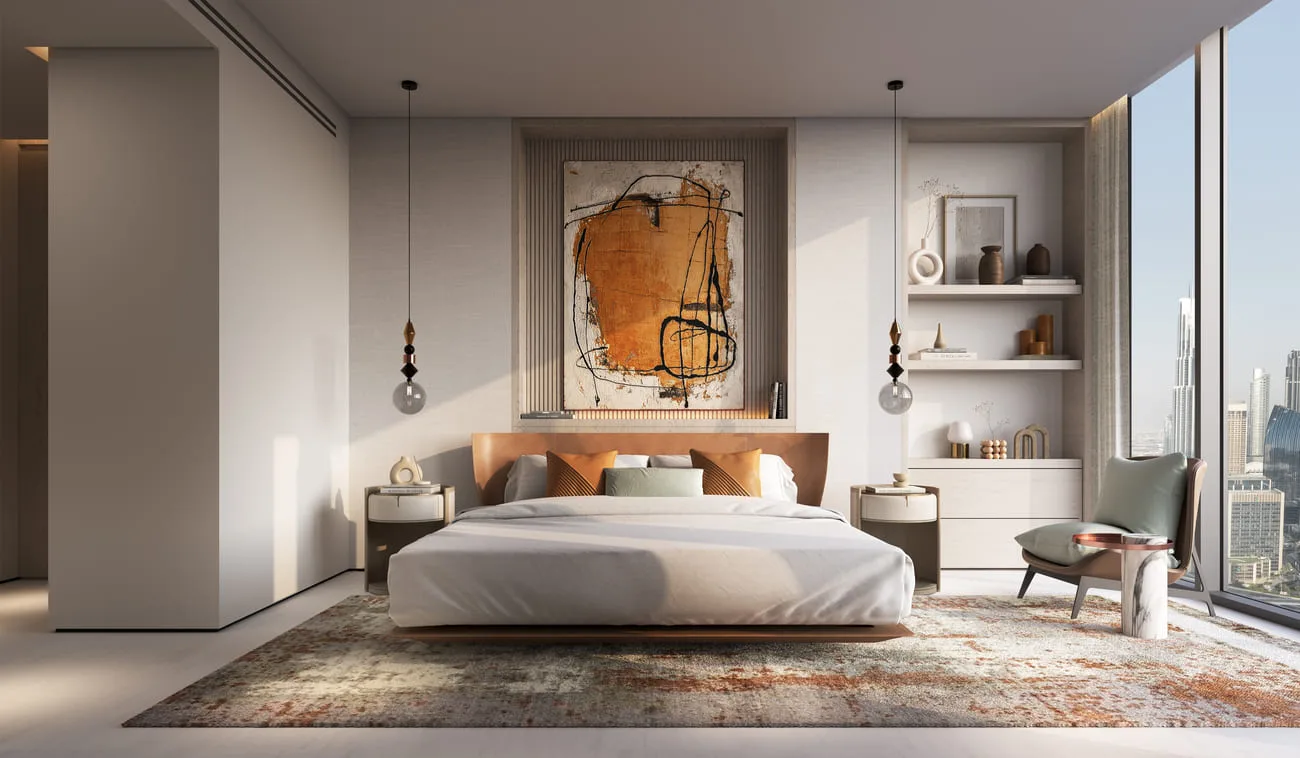 Interior render at Verve City Walk.