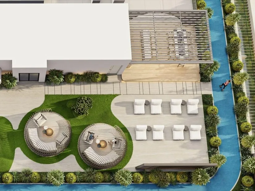 Seating Area at Wellington Ocean Walk.