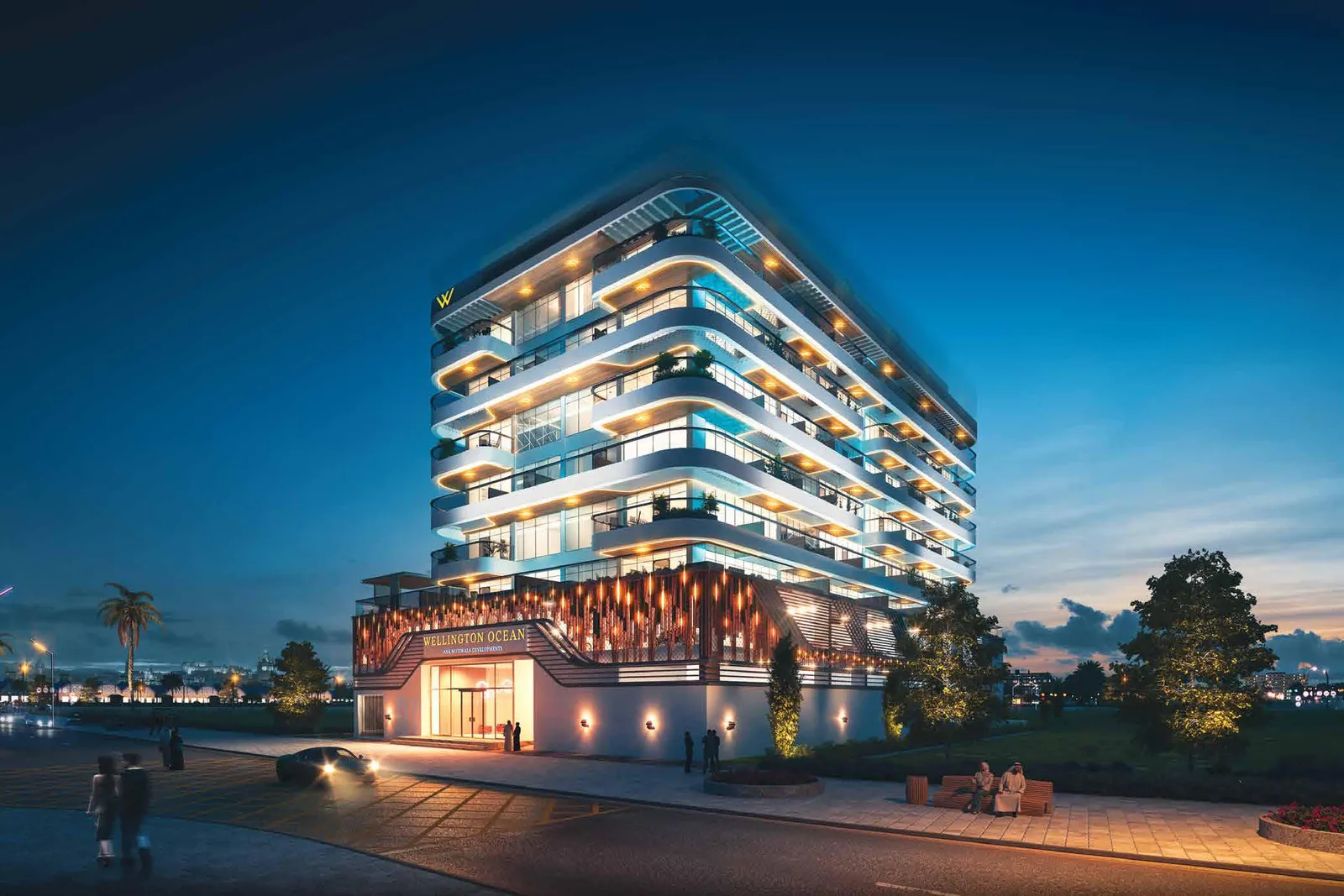 Wellington Ocean, Dubai Islands · render 3