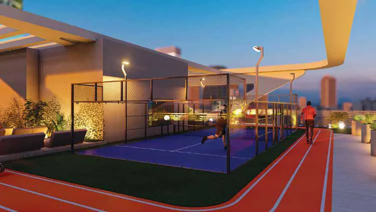 Padel Tennis Court at Wellington Ocean.