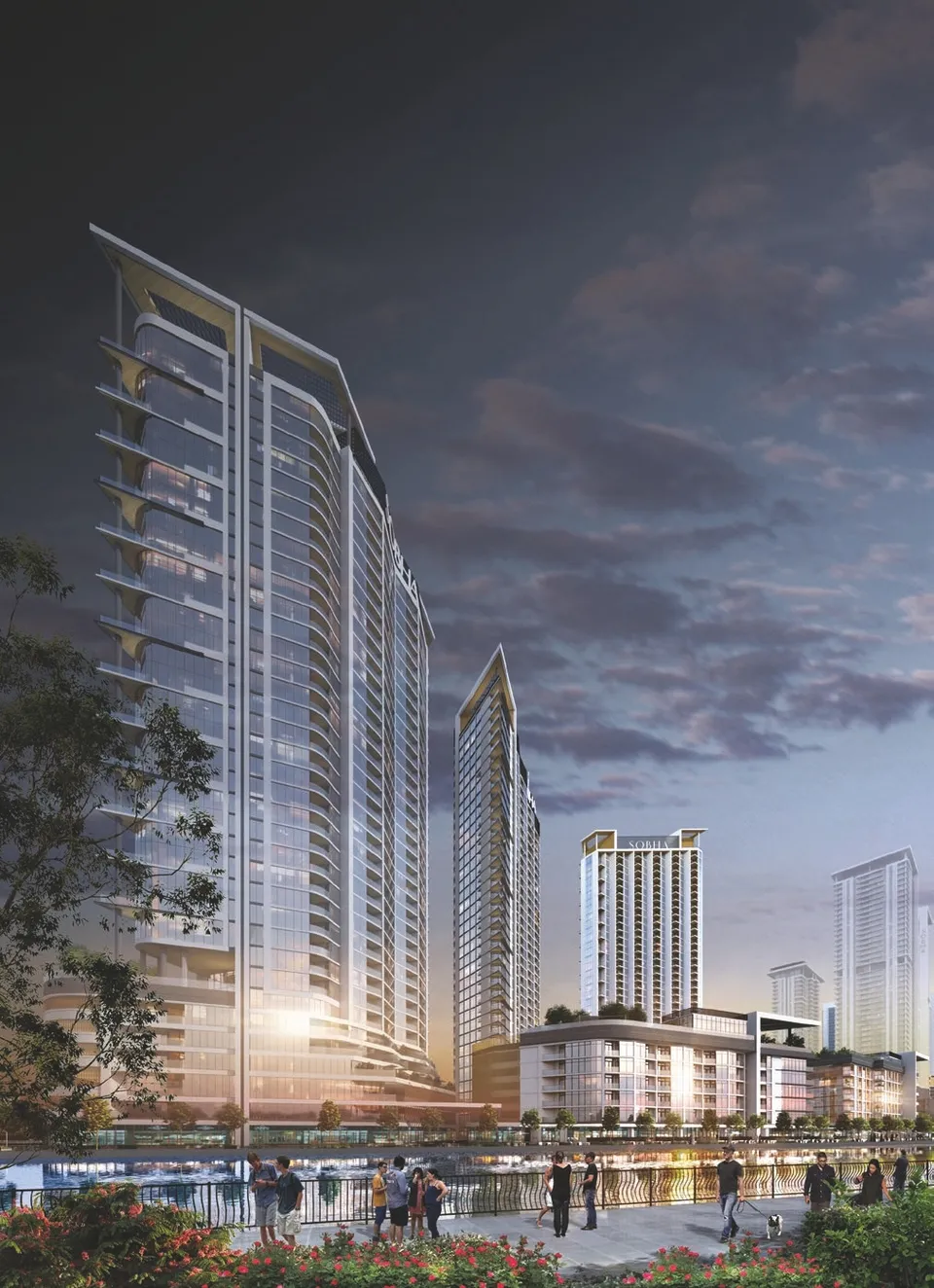Waves Opulence, Sobha Hartland · render 5