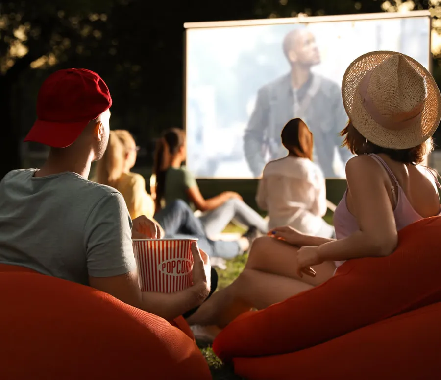 Outdoor Cinema at Waves Opulence.