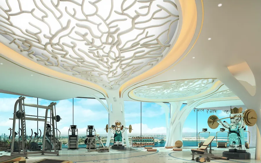 Gym at Coral Reef.