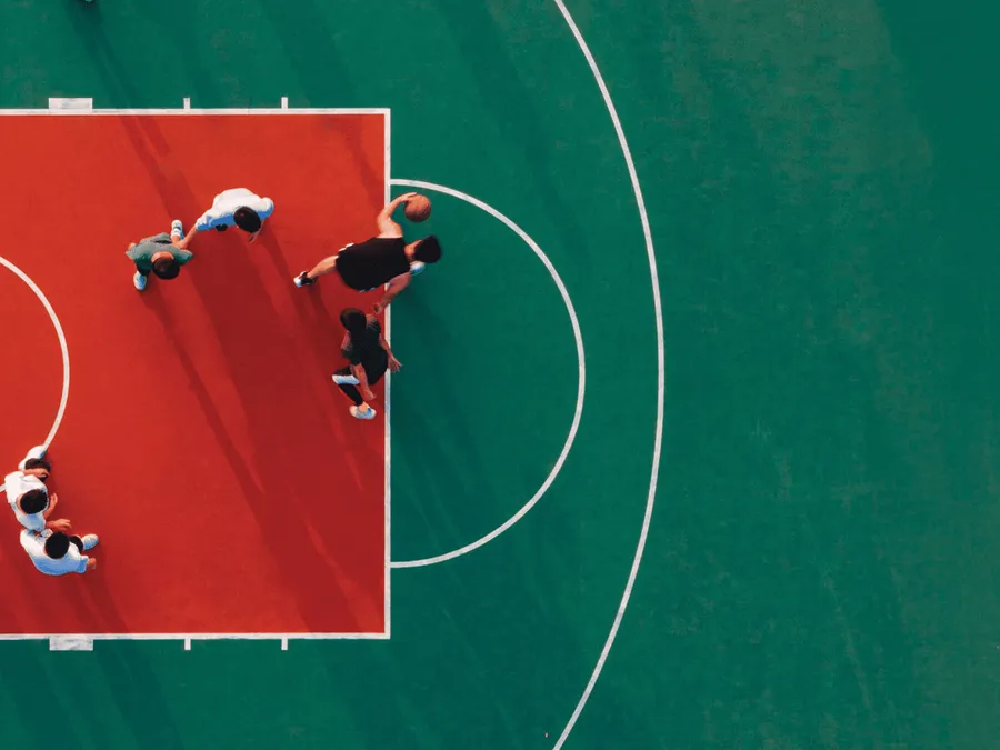 Basketball Court at Binghatti Circle.
