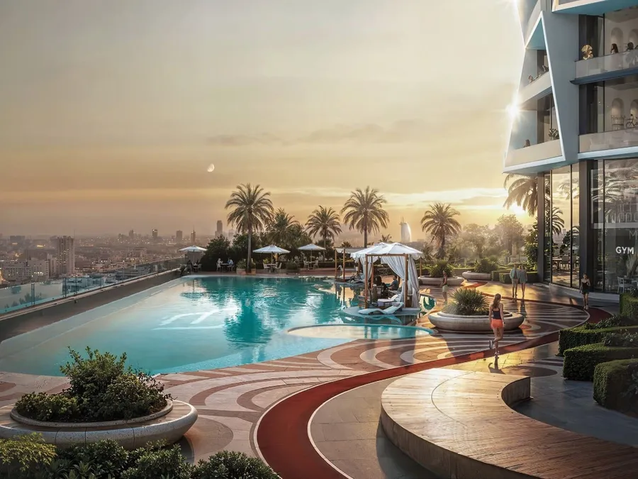 Cabanas & Lounges at Binghatti Circle.
