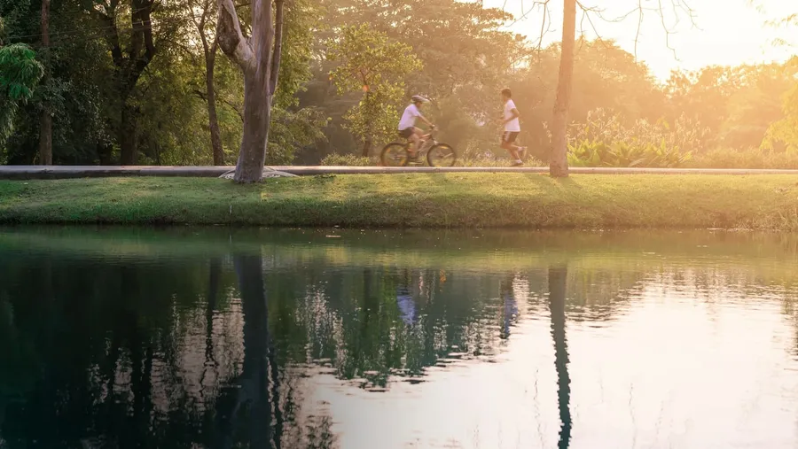 Jogging Tracks at D Villas.