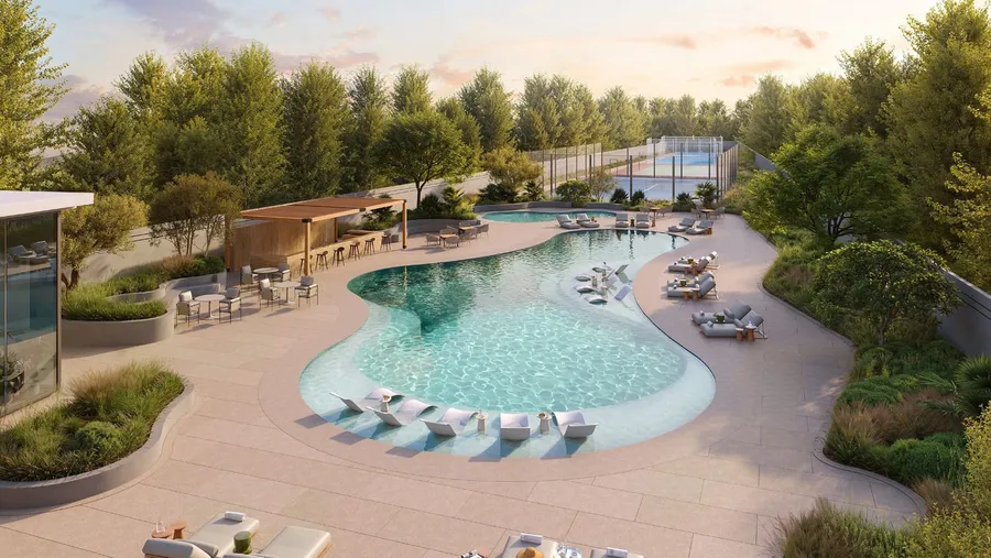 Swimming Pool at D Villas.