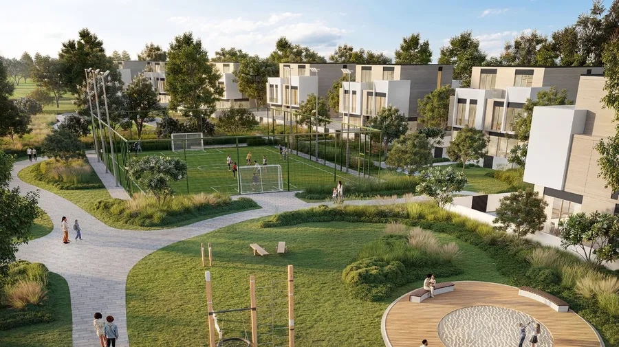 Common Areas & Courts at D Villas.