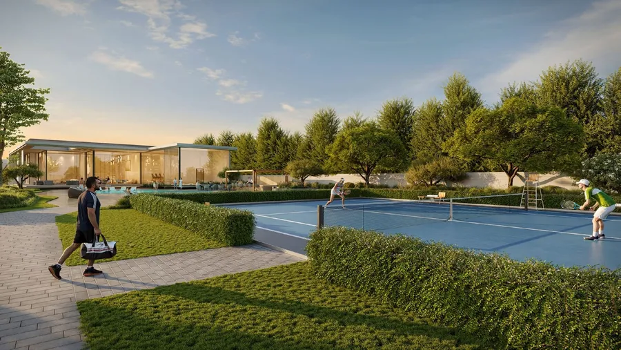 Tennis Court at D Villas.