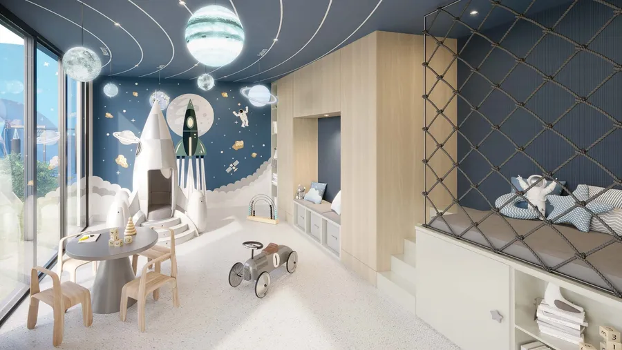 Indoor Kids’ Play Area at Belmont Residences.