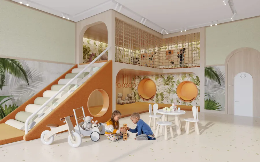 Indoor & Outdoor Kids’ Play Area at The Portman.